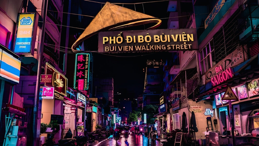 Vietnam Nightlife Guide 2026: Best Bars, Rooftops, Clubs & Night Markets 🇻🇳 4 Bui Vien Walking Street - Saigon nightlife