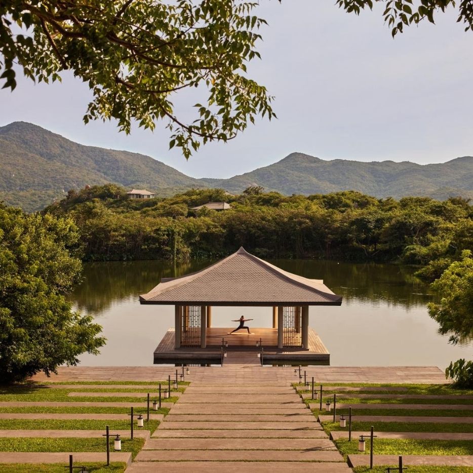 Amanoi luxury wellness resort overlooking Vinh Hy Bay in Vietnam