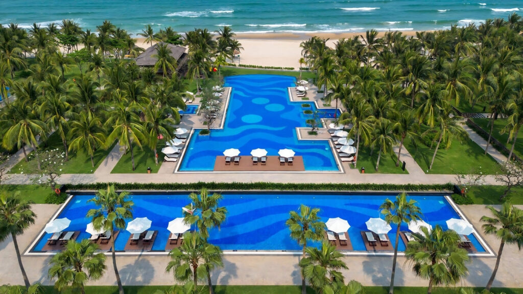 Beachfront resort in Da Nang Vietnam