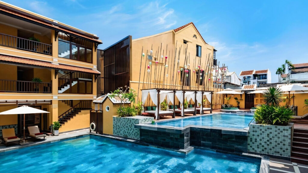 Courtyard boutique hotel in Hoi An