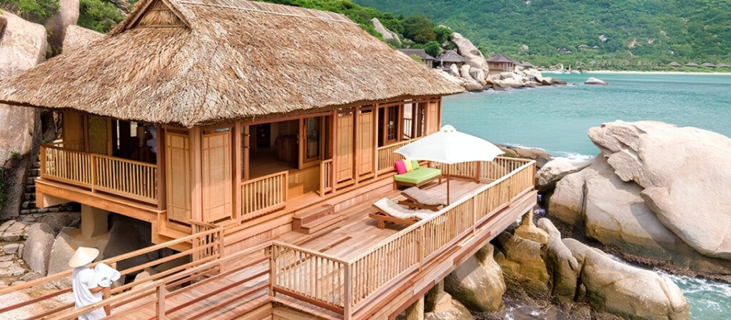 Luxury beachfront villa at Ninh Van Bay near Nha Trang Vietnam