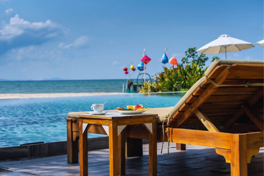 luxury infinity pool hotel in Vietnam
