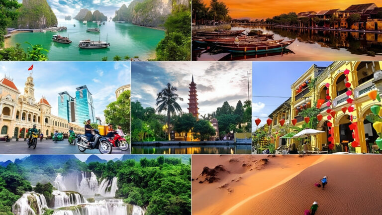 Best Vietnam tours including Ha Long Bay cruises, Ha Giang Loop adventures, and cultural experiences across Vietnam
