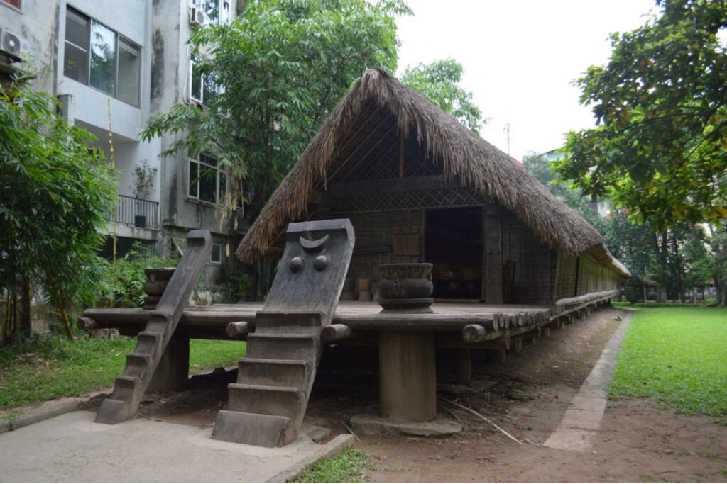 Traditional Ede longhouse in Vietnam