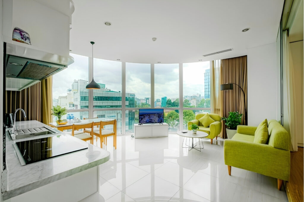 Modern serviced apartment in Vietnam