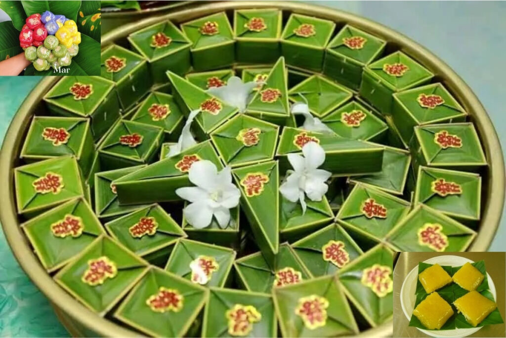 Best Vietnamese Desserts: 20 Sweet Treats Every Traveler Should Try in Vietnam 12 Traditional Vietnamese bánh phu thê wedding cake with translucent tapioca shell and sweet mung bean filling.