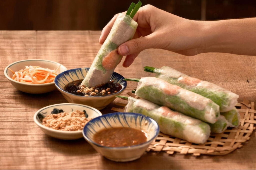 Ho Chi Minh City Food Guide: What to Eat in Vietnam's Food Capital 13 Vietnamese fresh spring rolls with shrimp and herbs