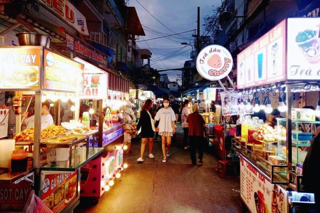 Ho Chi Minh City Food Guide: What to Eat in Vietnam's Food Capital 26 Street food stalls at Ho Thi Ky Food Market in Ho Chi Minh City