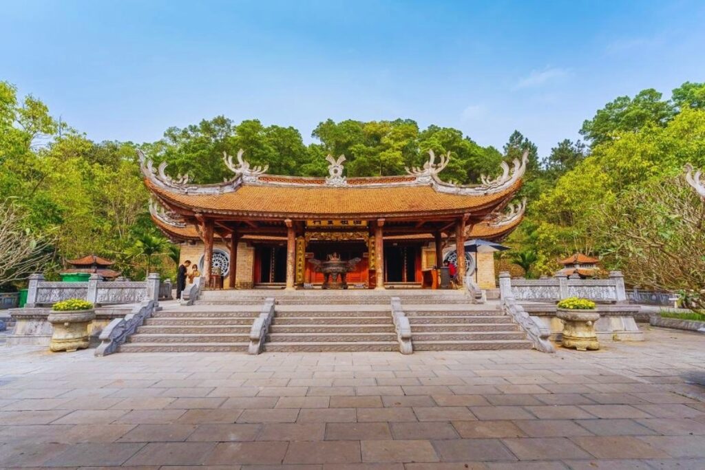 Hung Kings Temple complex on Nghia Linh Mountain in Phu Tho Province