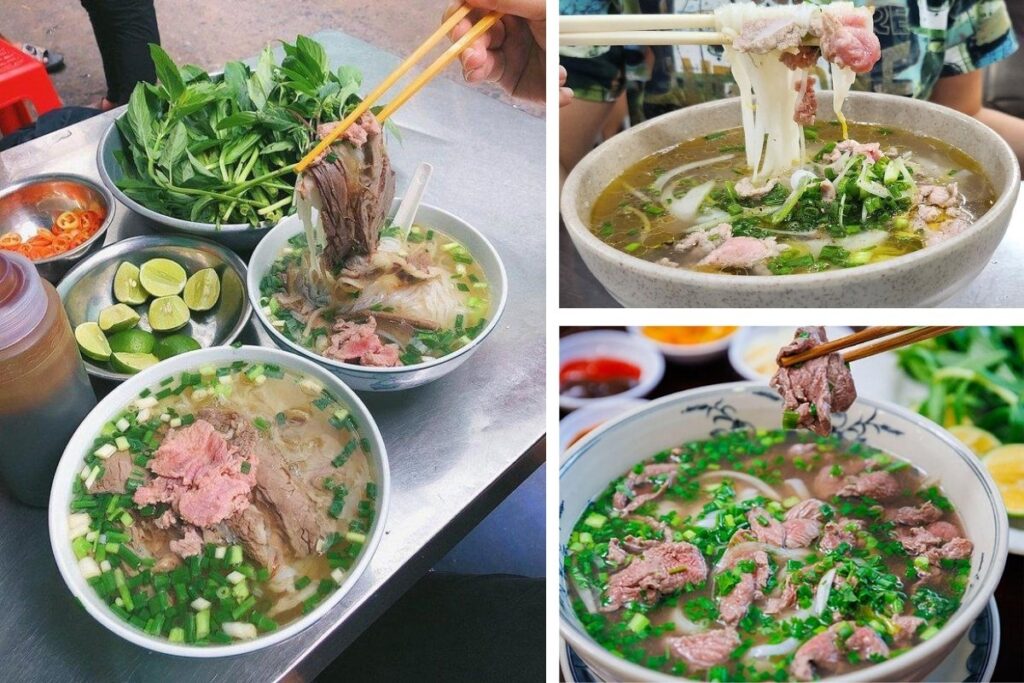 Ho Chi Minh City Food Guide: What to Eat in Vietnam's Food Capital 12 Vietnamese pho beef noodle soup served with fresh herbs