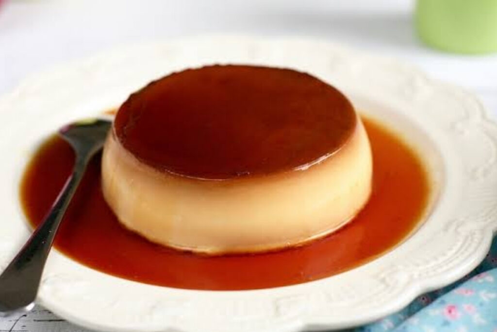 Best Vietnamese Desserts: 20 Sweet Treats Every Traveler Should Try in Vietnam 5 Vietnamese caramel flan served with crushed ice, coffee, and caramel sauce in a local café.