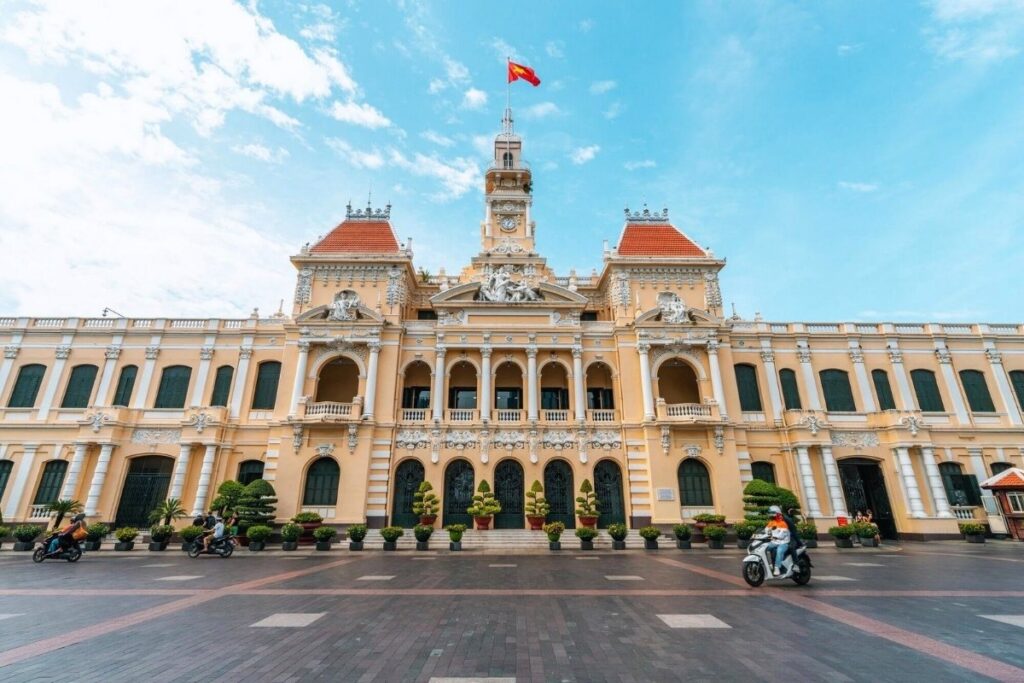 Vietnamese Architecture: A Traveler’s Guide to Traditional, Colonial & Modern Design 8 Historic colonial architecture in Ho Chi Minh City Vietnam