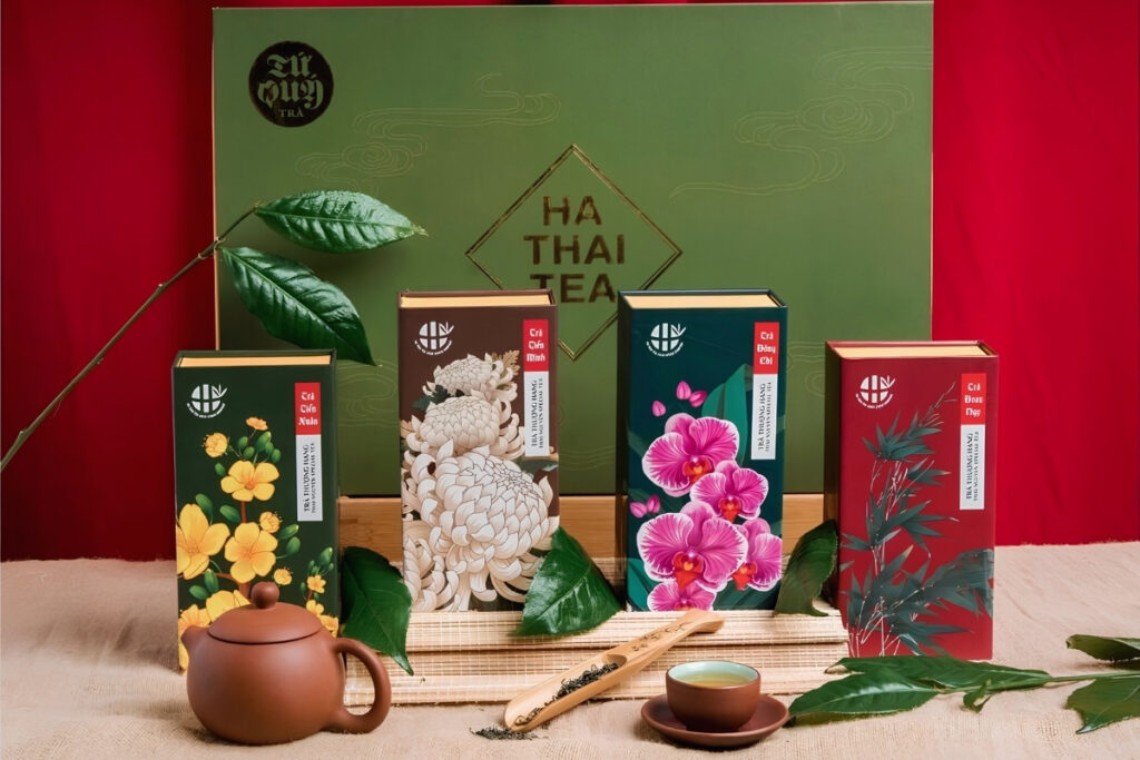 Vietnamese Tea Culture: I Thought Vietnam Was the Land of Coffee—Until an Old Man Handed Me a Tiny Cup of Tea 19 Modern Vietnamese specialty tea packaging.