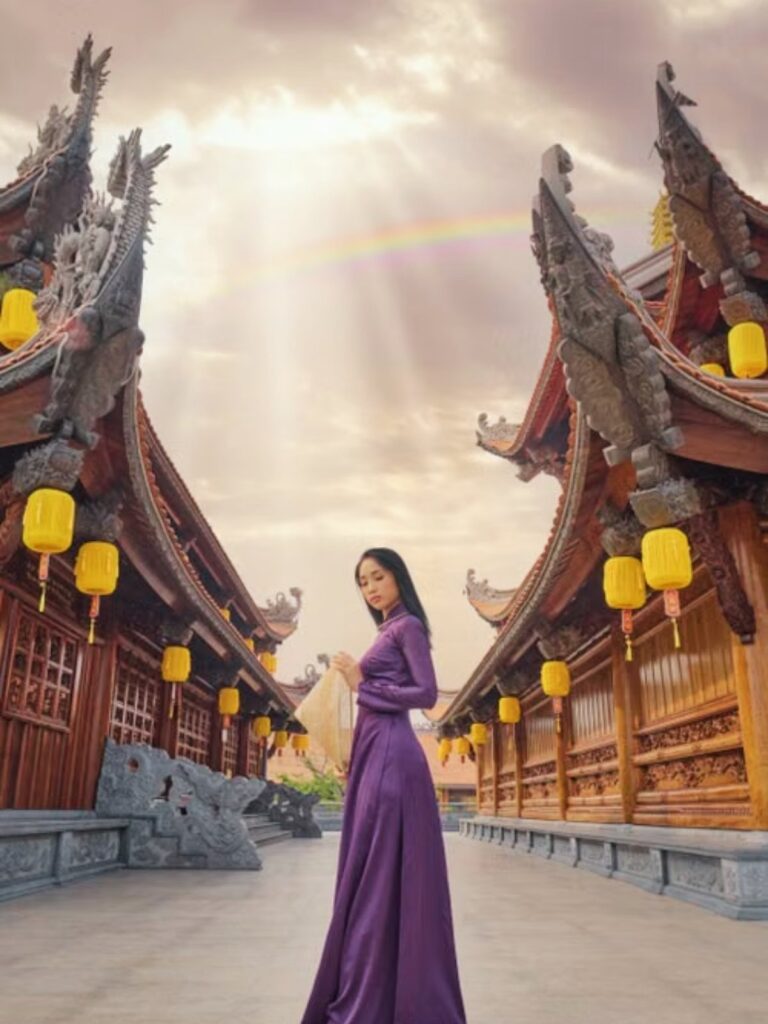 Vietnamese Religion & Beliefs: A Complete Guide to Faith, Spirituality, and Daily Life in Vietnam (2026) 15 Sunrise over a Vietnamese pagoda