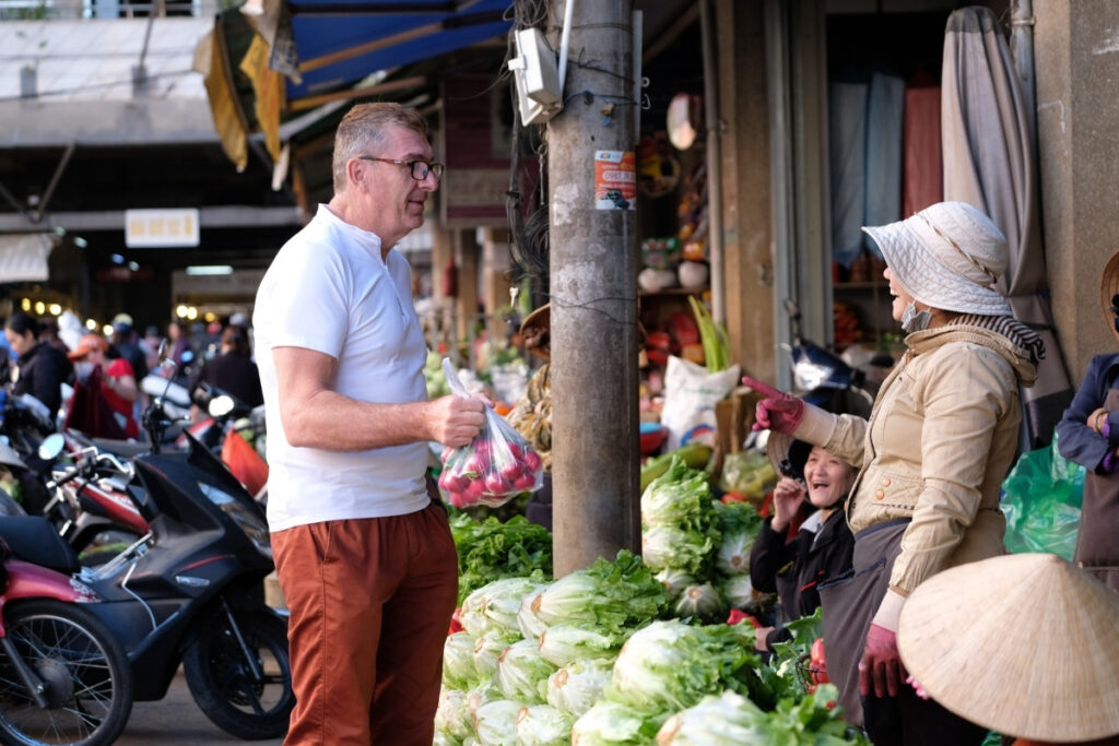 Foreign resident becoming part of everyday life in Vietnam