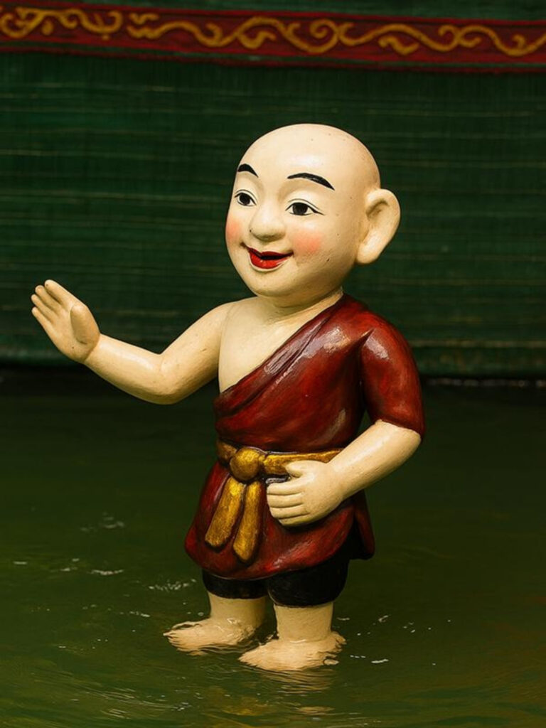 Vietnamese Water Puppet Show Guide: What to Expect & Where to Go 6 Teu character in traditional Vietnamese water puppetry