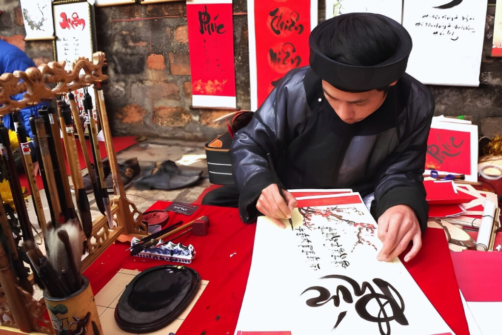 Vietnamese Names: A Traveler’s Guide to Names & Naming Traditions 5 Vietnamese calligraphy representing meanings behind personal names