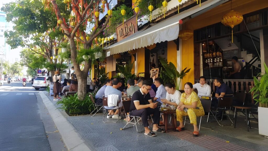 Becoming a regular at a neighborhood coffee shop in Vietnam